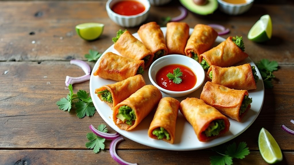 avocado egg rolls recipe