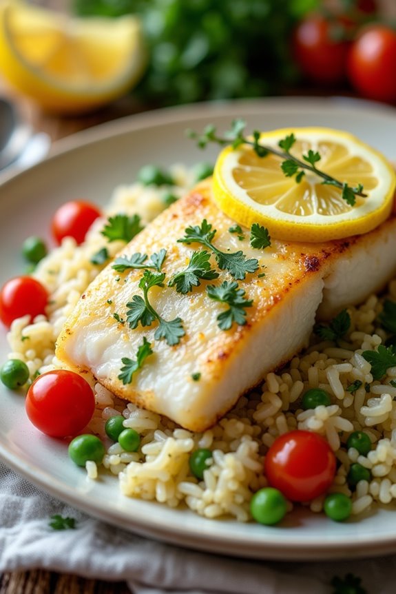 baked lemon herb cod