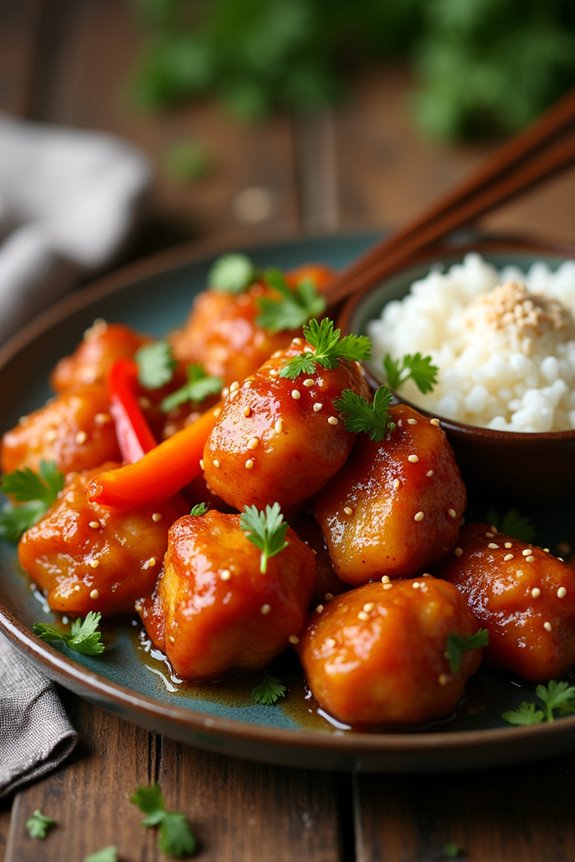 baked sweet and sour chicken