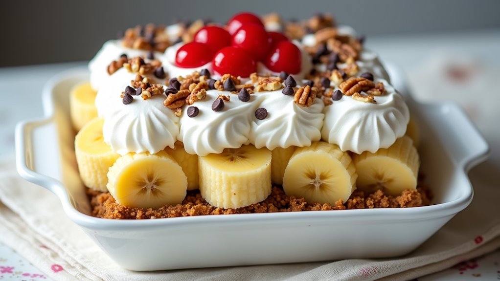 banana split cake recipe