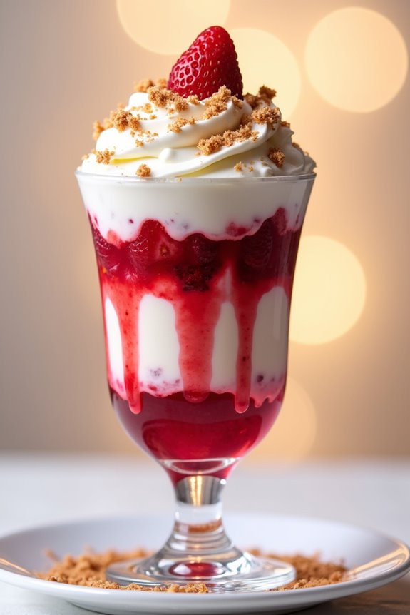 berry cheesecake parfaits recipe