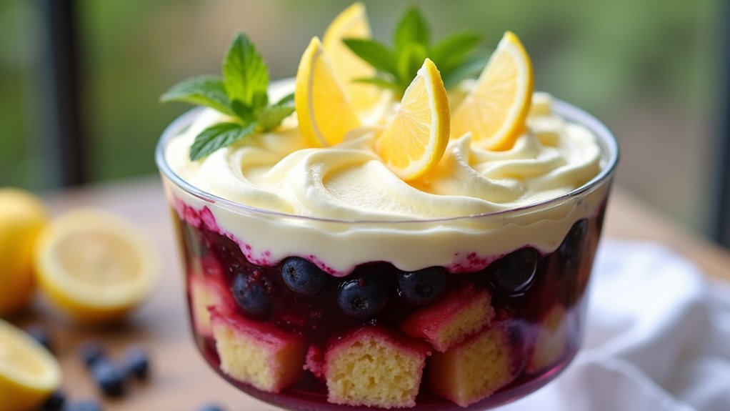 blueberry lemon trifle delight
