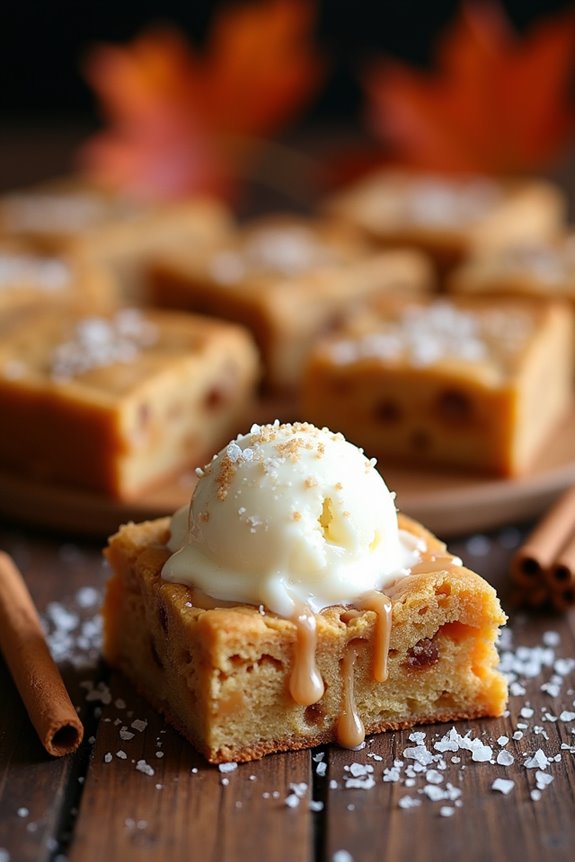 caramel apple blondies recipe