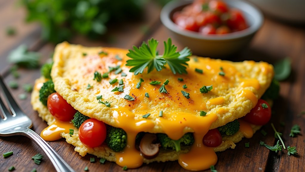 cheddar cheese omelette recipe