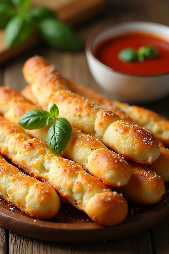 cheesy garlic breadsticks recipe
