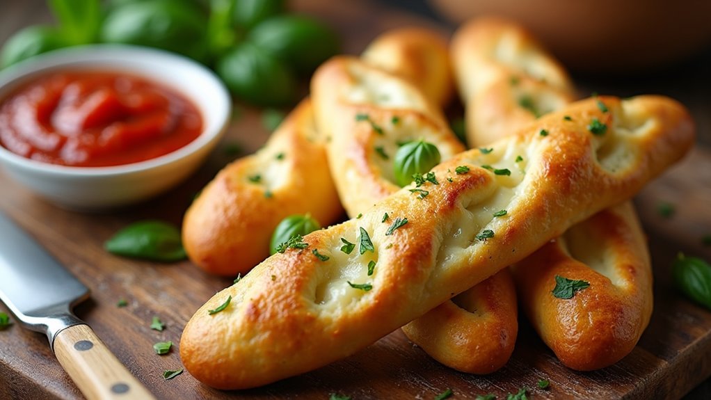 cheesy garlic breadsticks recipe