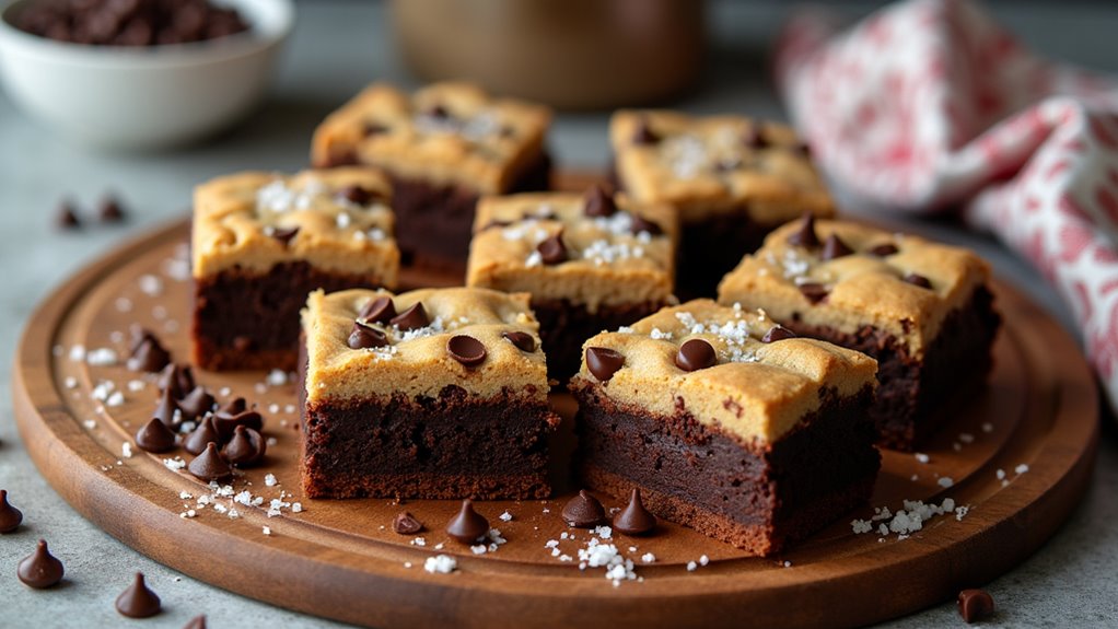 chocolate chip cookie brownies