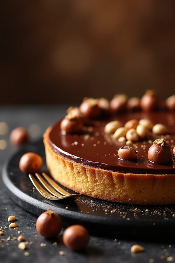 chocolate hazelnut tart recipe