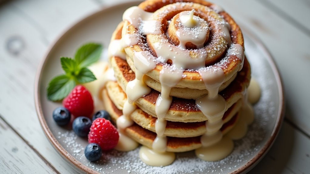 cinnamon roll pancake recipe