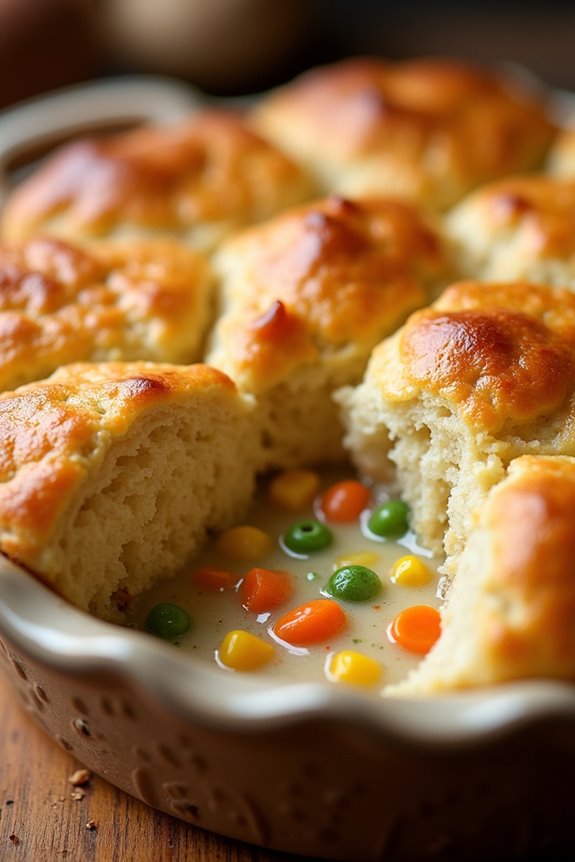 comforting chicken pot pie