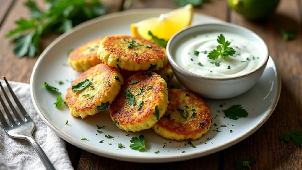 crispy zucchini fritters recipe