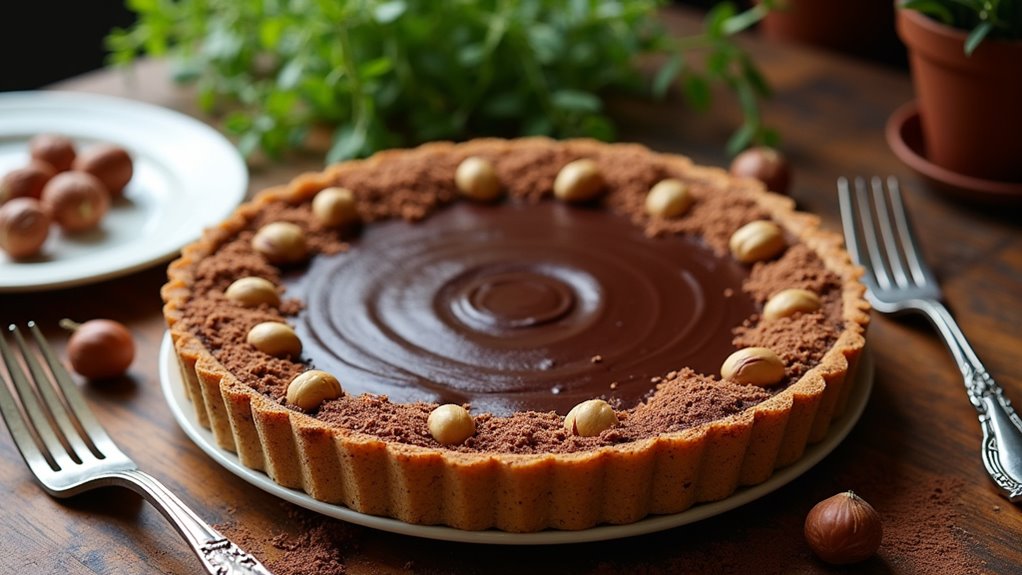 decadent chocolate hazelnut dessert