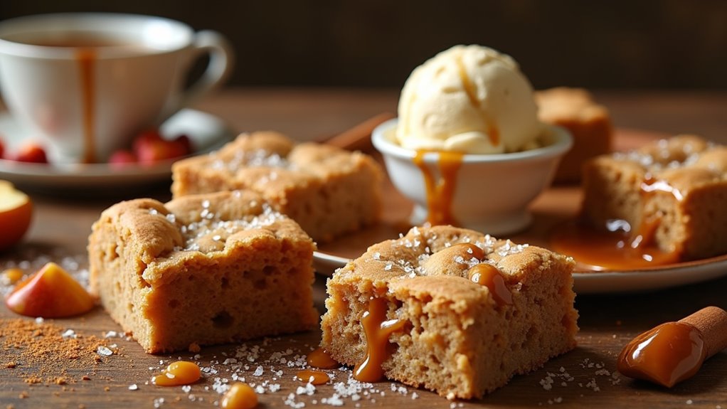 delicious caramel apple blondies