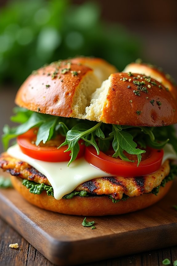 delicious grilled chicken sandwich
