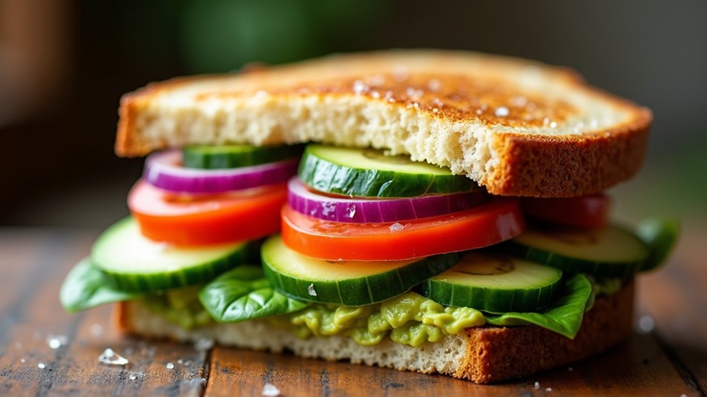 easy avocado breakfast sandwich