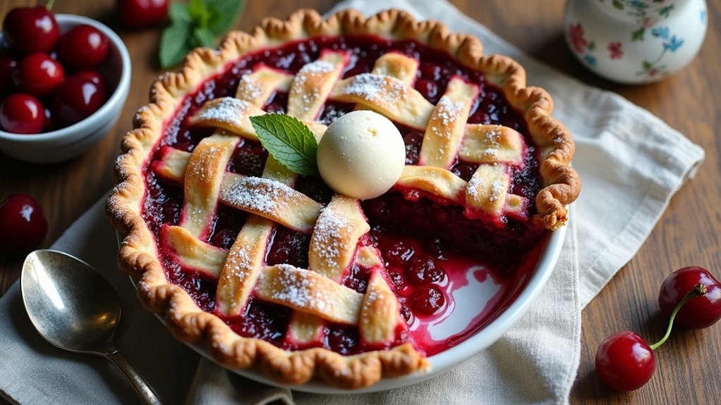flaky crust cherry pie