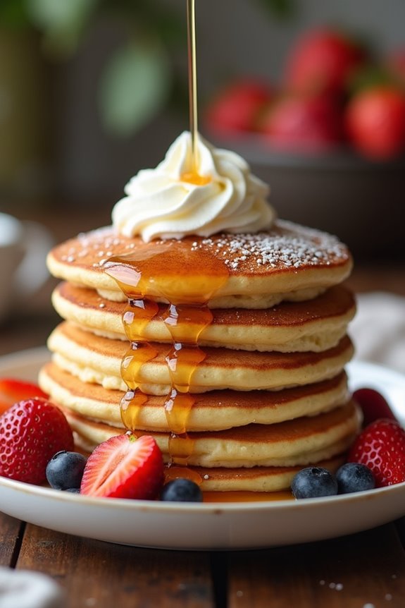 fluffy pancake preparation steps