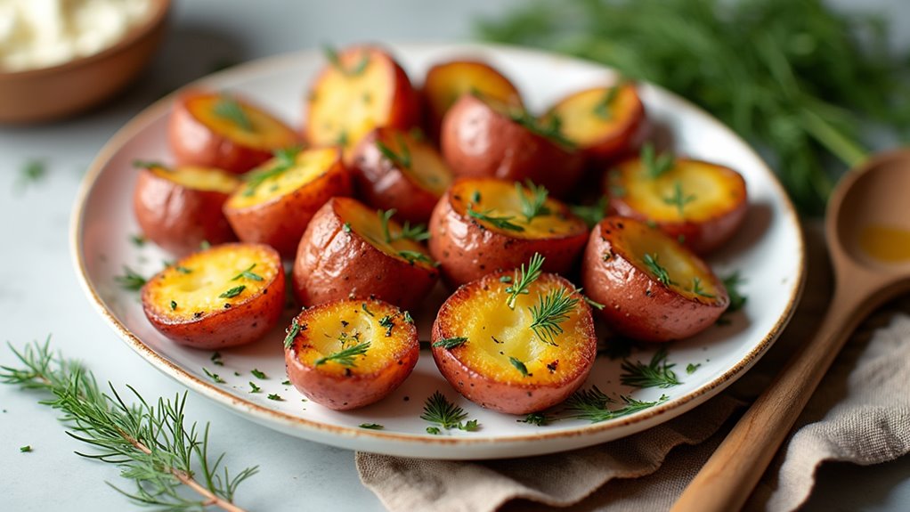 garlic herb roasted potatoes
