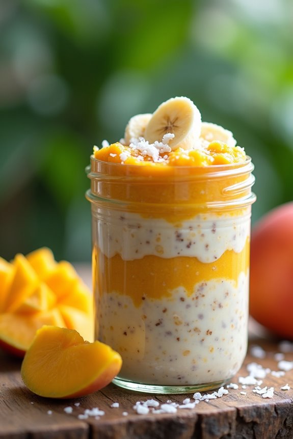 mango coconut oats recipe