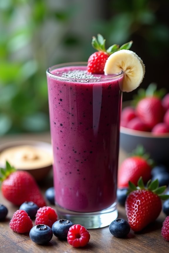 mixed berry smoothie recipe