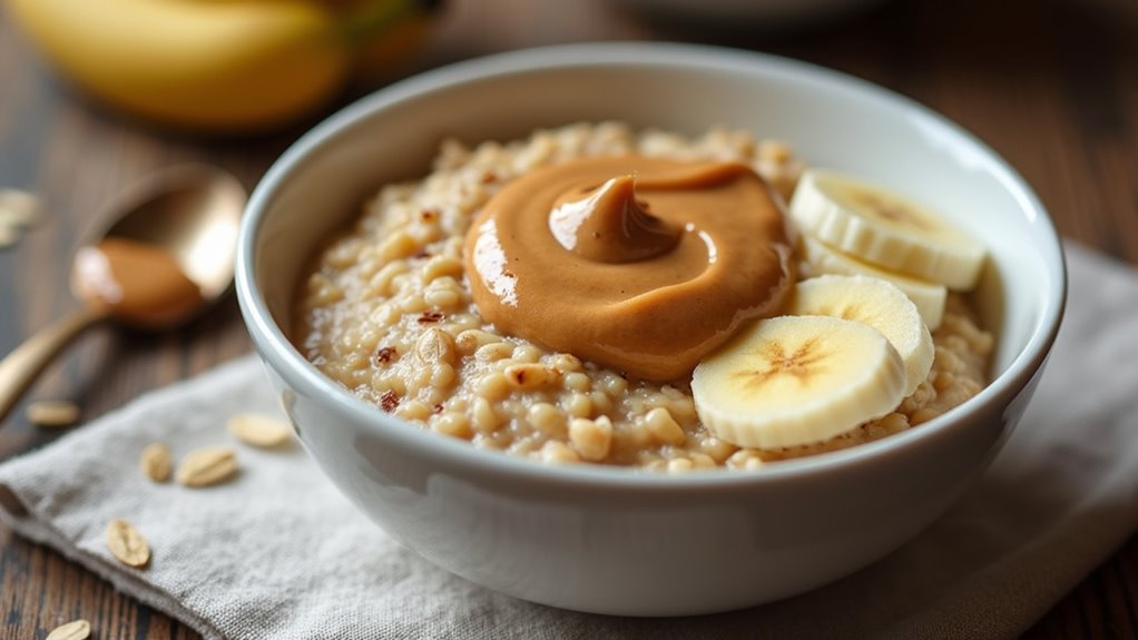 peanut butter banana oats