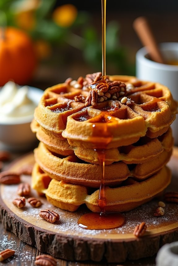 pumpkin spice waffle recipe