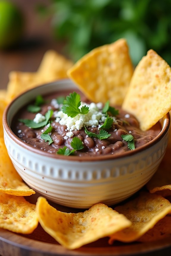 quick and flavorful black bean dip