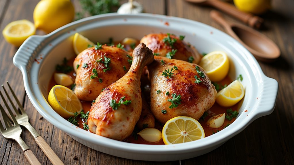 savory lemon garlic chicken
