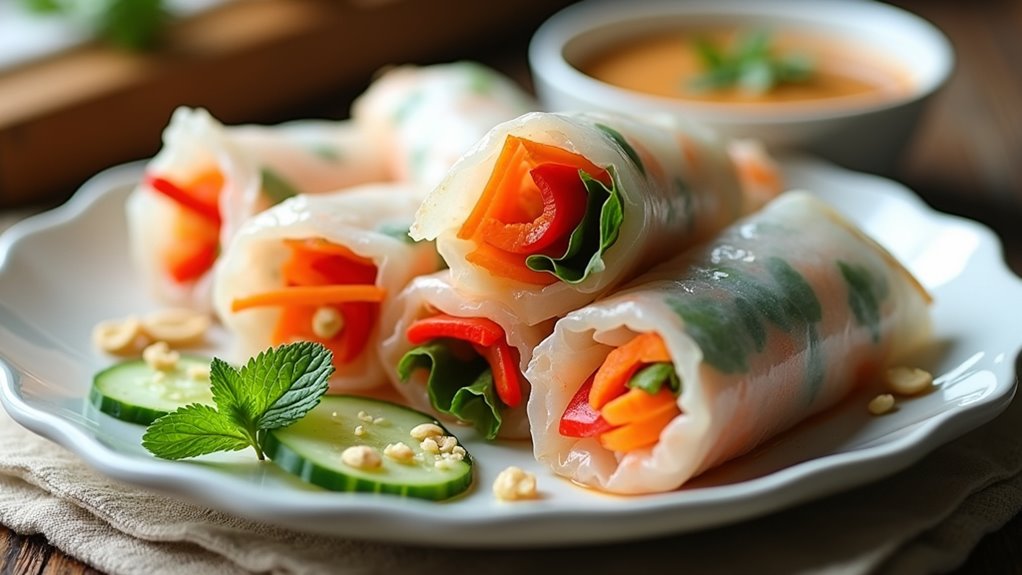 shrimp filled spring rolls recipe