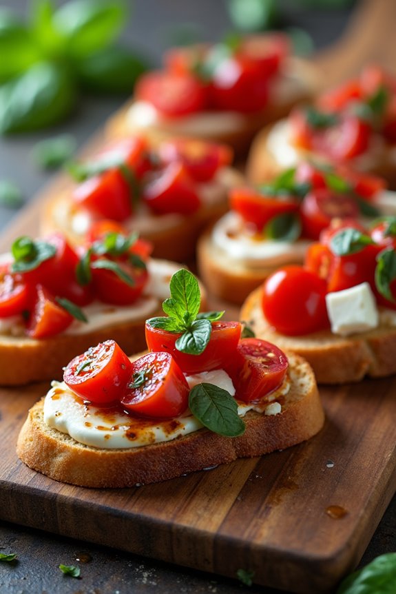 tomato mozzarella bruschetta recipe