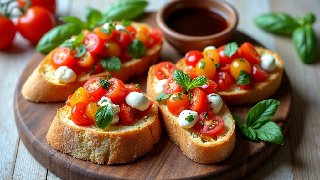 tomato mozzarella bruschetta recipe