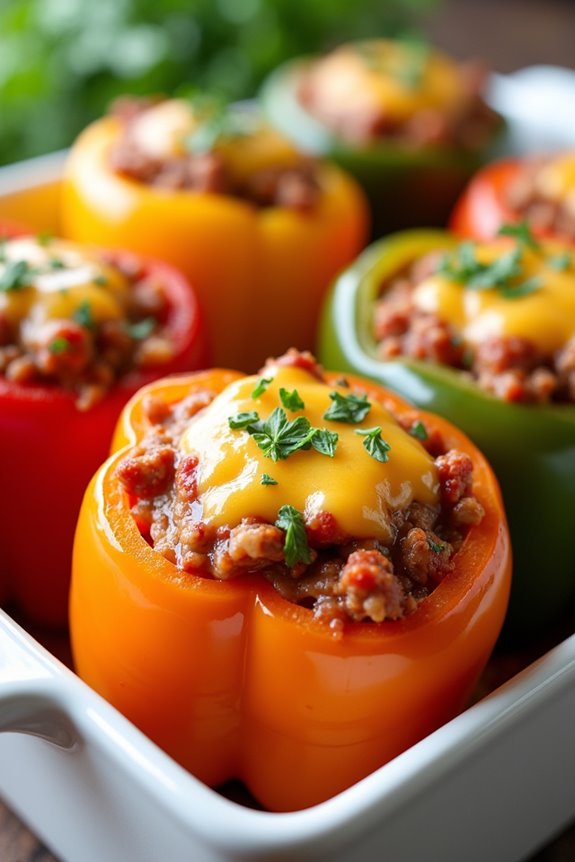 turkey stuffed bell peppers recipe