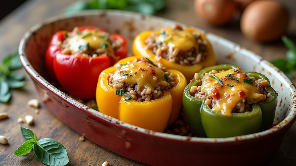 turkey stuffed bell peppers recipe