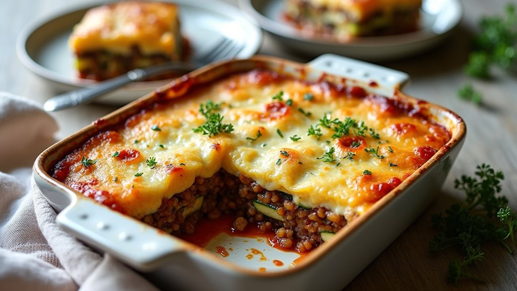 vegetarian eggplant moussaka recipe