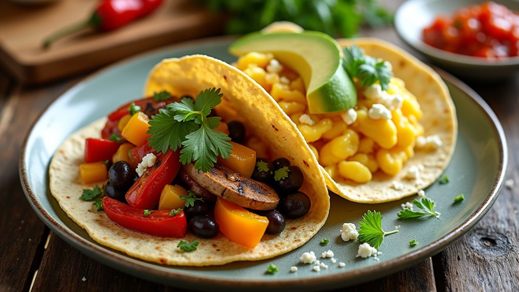 veggie packed breakfast tacos recipe