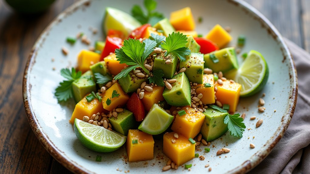 avocado mango salad recipe