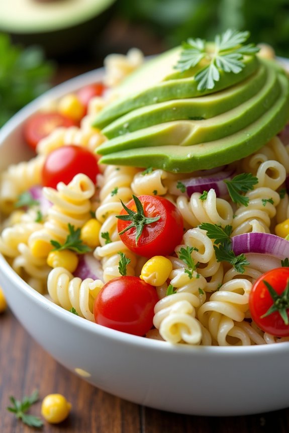 cilantro lime pasta salad
