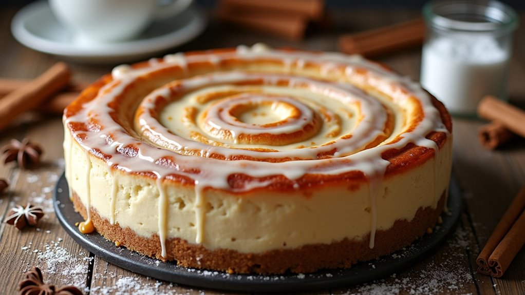 cinnamon roll honeybun cheesecake