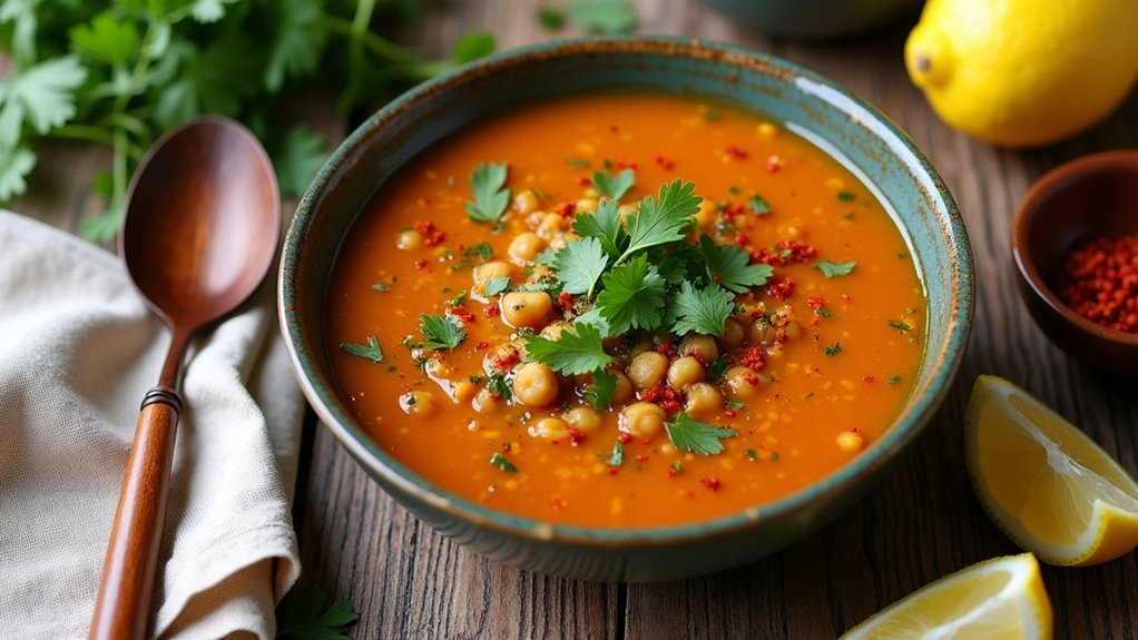 comforting nourishing chickpea soup