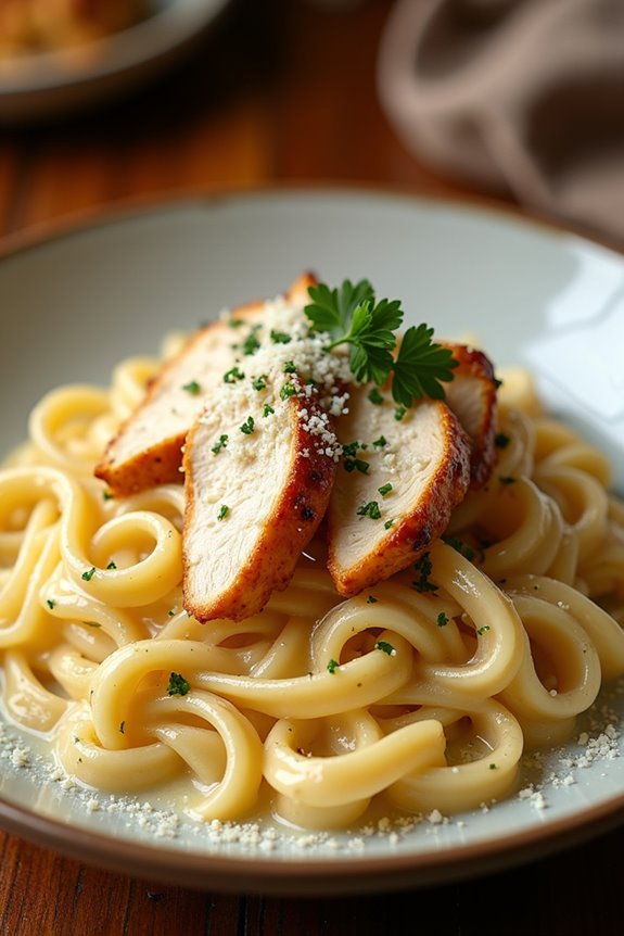 creamy chicken alfredo recipe