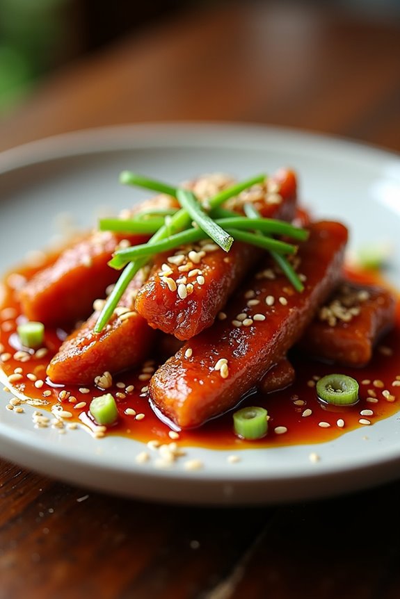 crispy chilli beef preparation