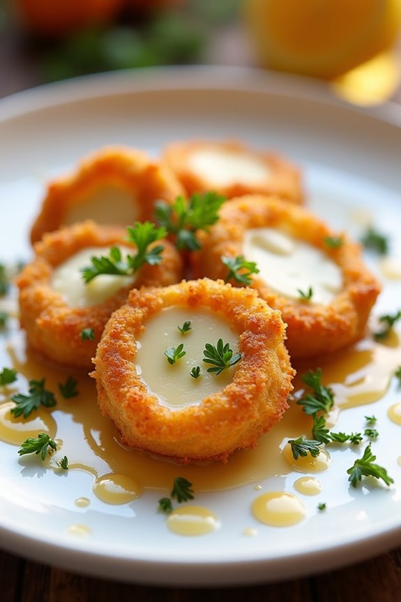 crispy fried goat cheese