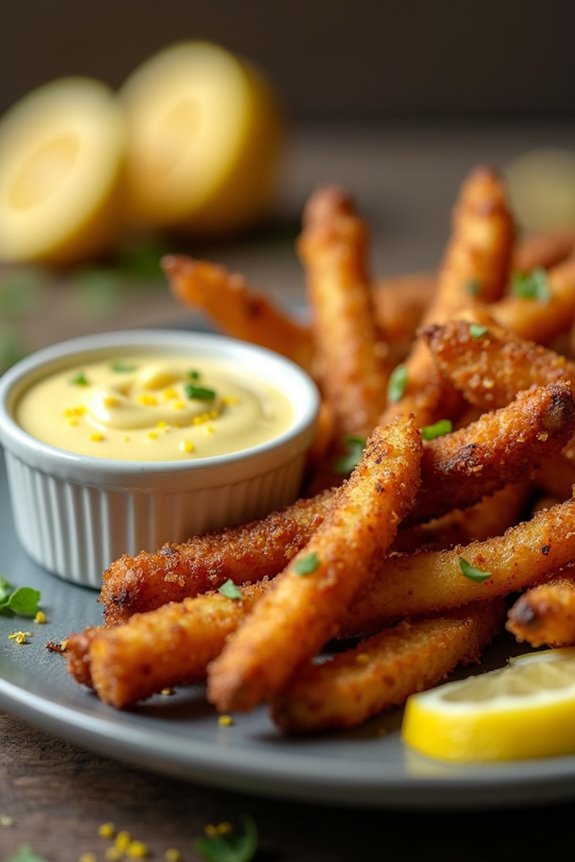 crispy portobello fries recipe
