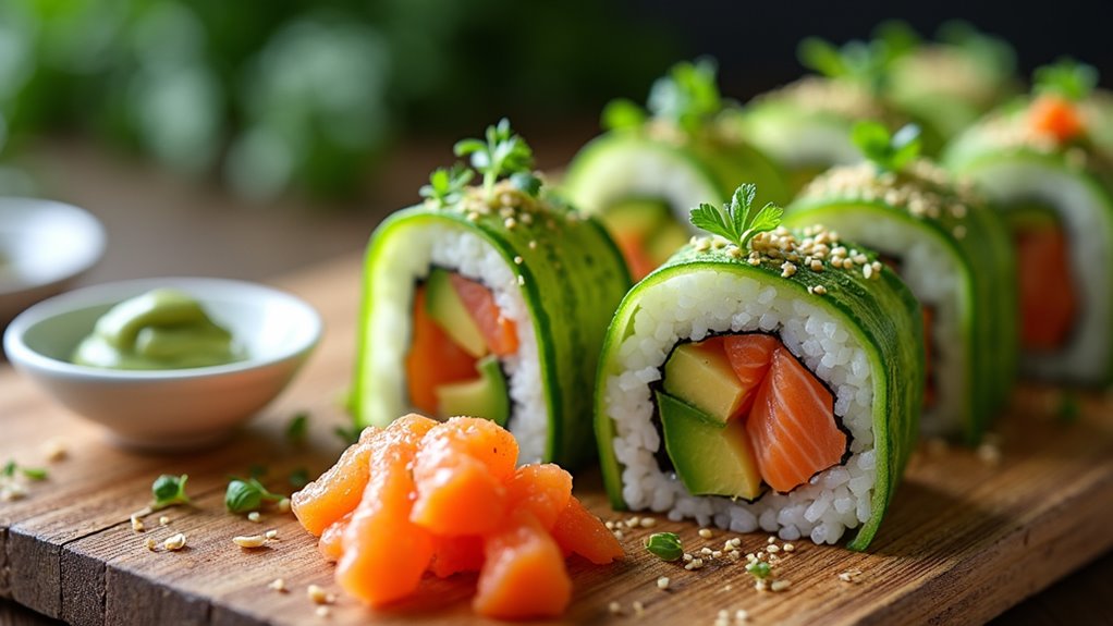 cucumber sushi roll recipe