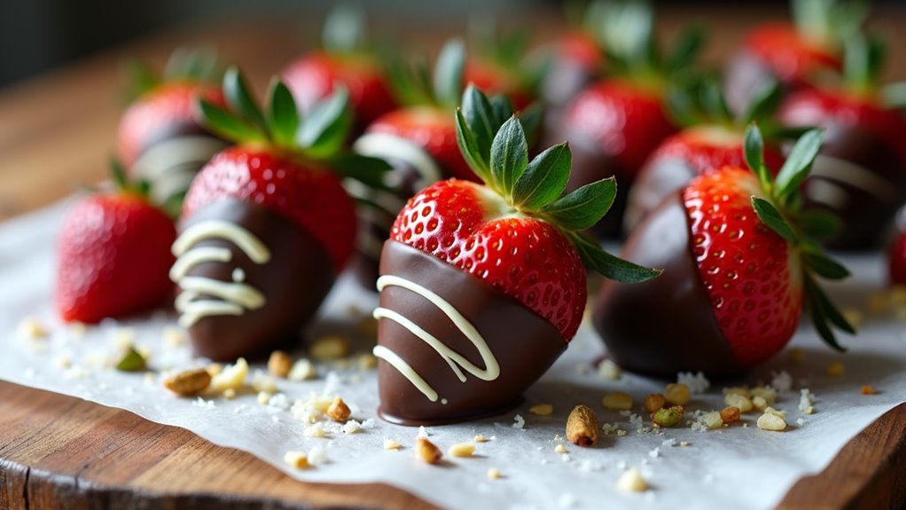 decadent chocolate strawberry dessert