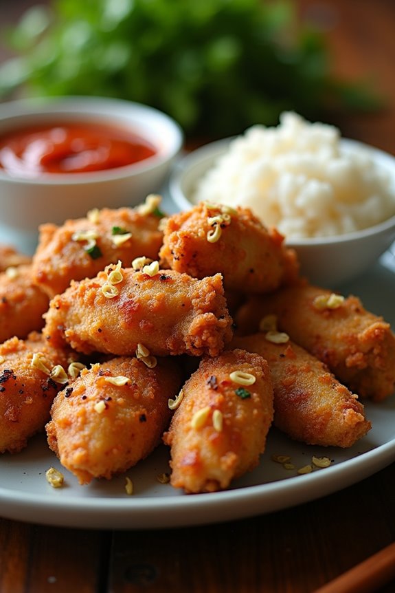 delicious marinated fried chicken