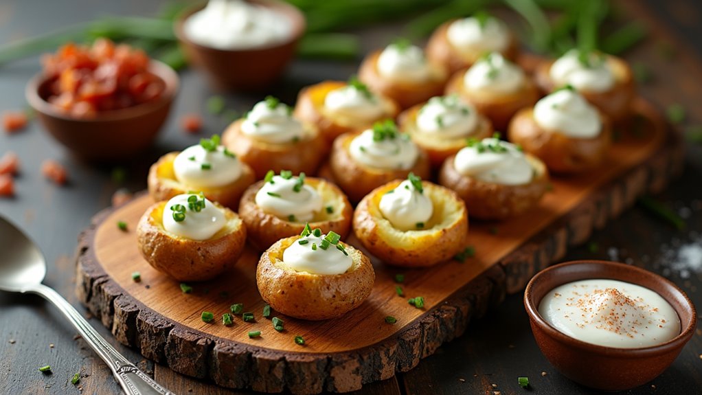 delicious mini baked potatoes