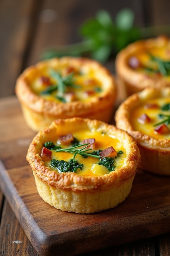 delicious mini quiches recipe