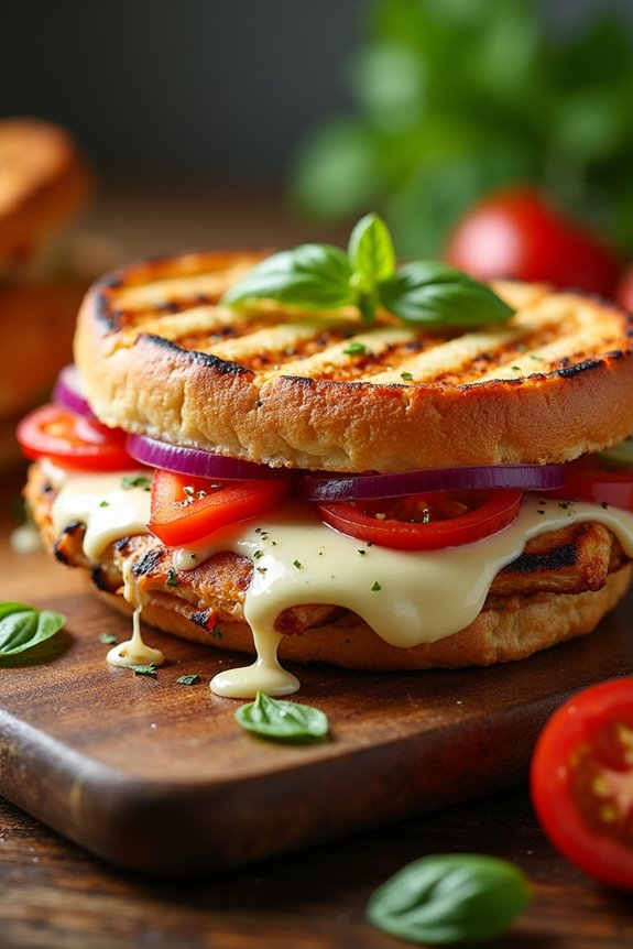 delightful italian chicken panini