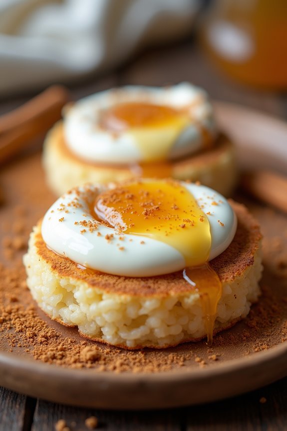 easy butter yogurt rice cakes